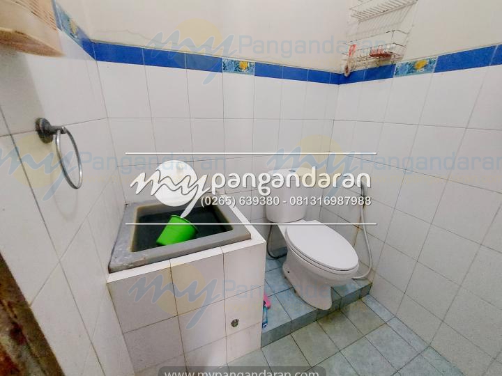  Tampilan Kamar mandi bungalow Griya MM Pangandaran